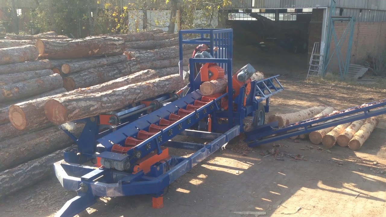 MOBİLE LOG PEELİNG MACHİNE-WOOD DEBARKER-KABUK SOYMA MAKİNASI-www.serhat makina.com