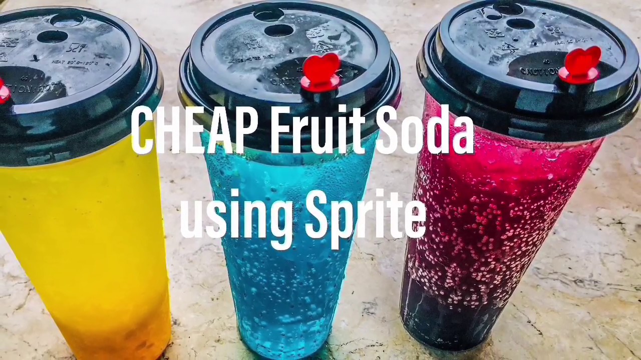 FRUIT SODA with POPPING BOBA Recipe