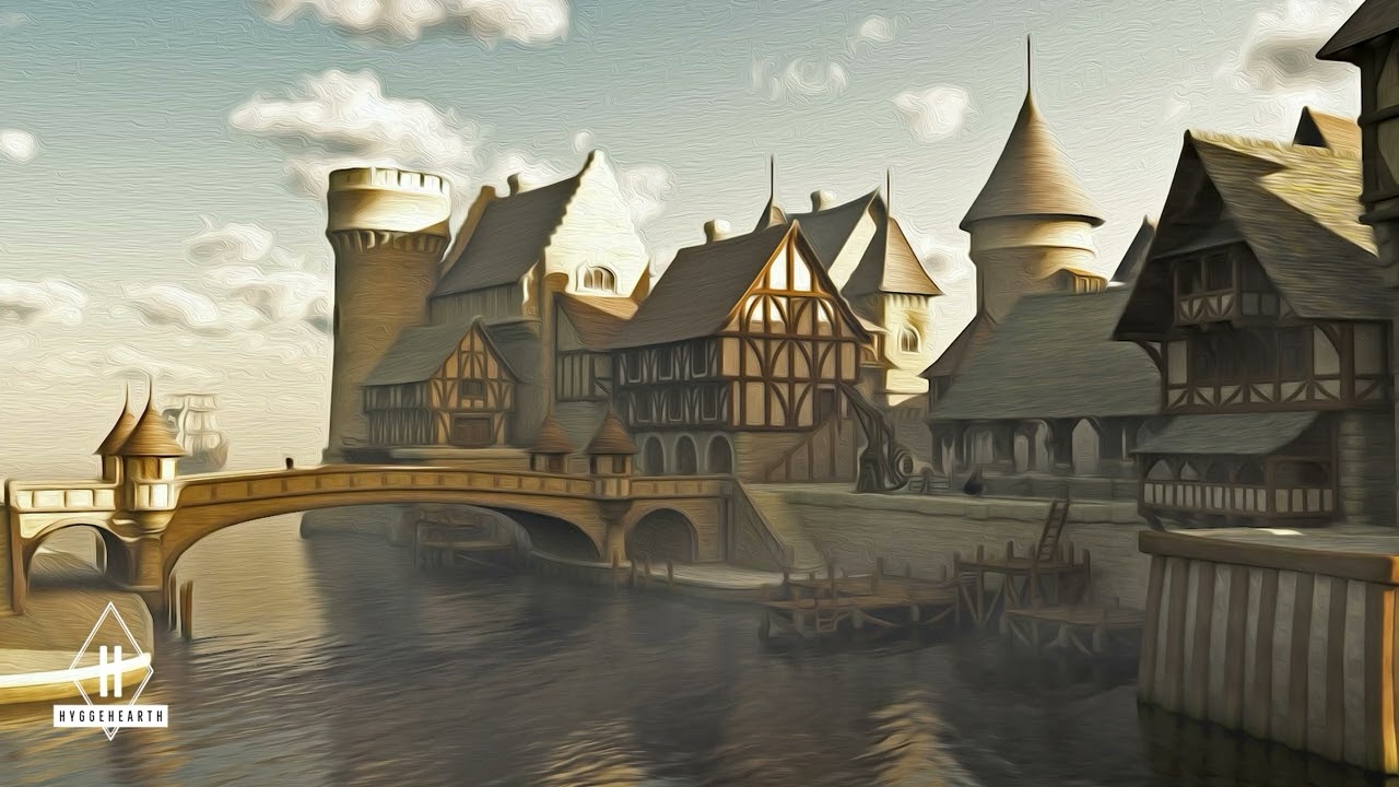 Medieval Harbour - Coastal Town Relaxing Ambience  #DnD #ambience #medieval #adventure #hygge