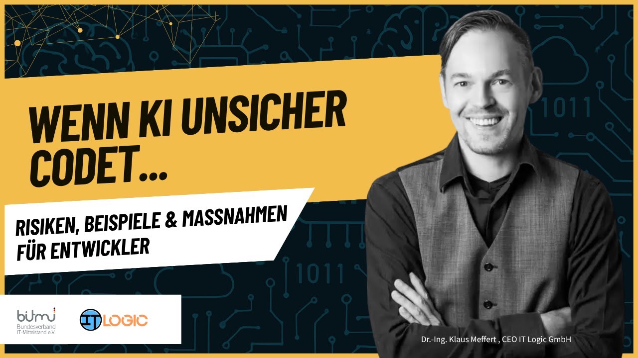 Wenn KI unsicher codet - Risiken, Beispiele & Maßnahmen für Entwickler