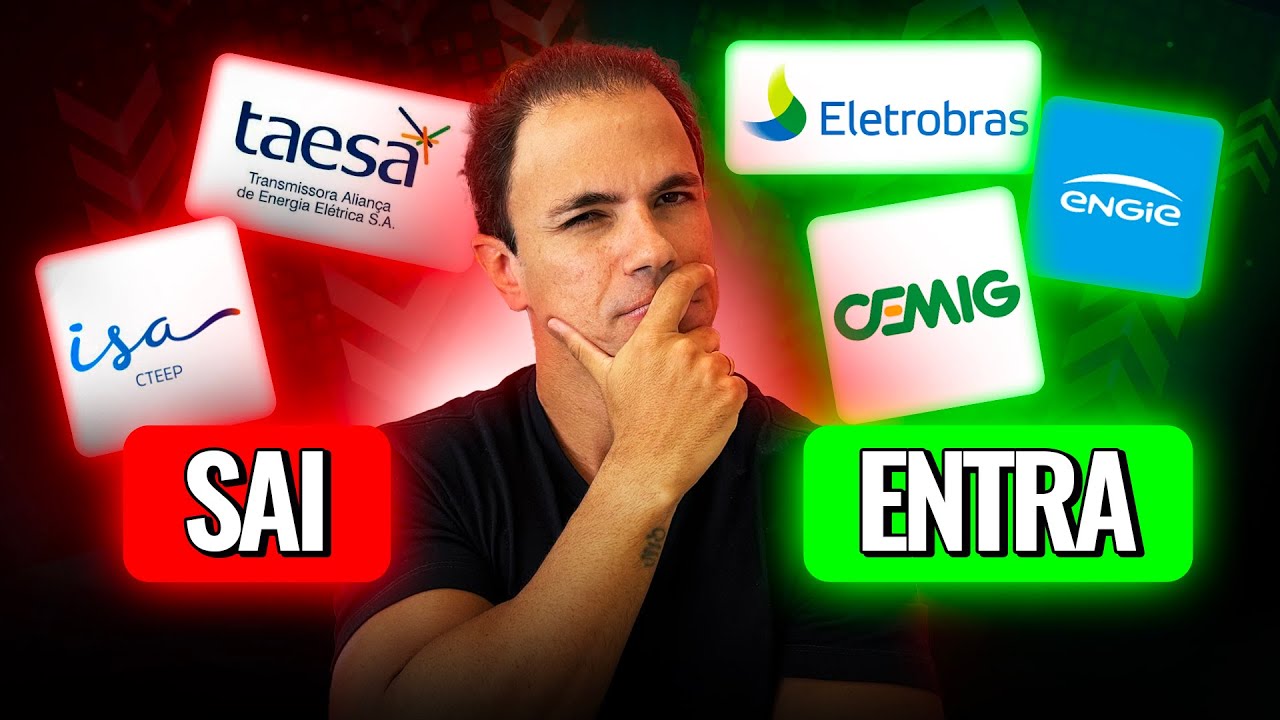 ⚡️ SAI TAESA E TRANSMISSÃO PAULISTA! ENTRA ELETROBRAS, ENGIE e CEMIG — As novas elétricas da Bolsa!