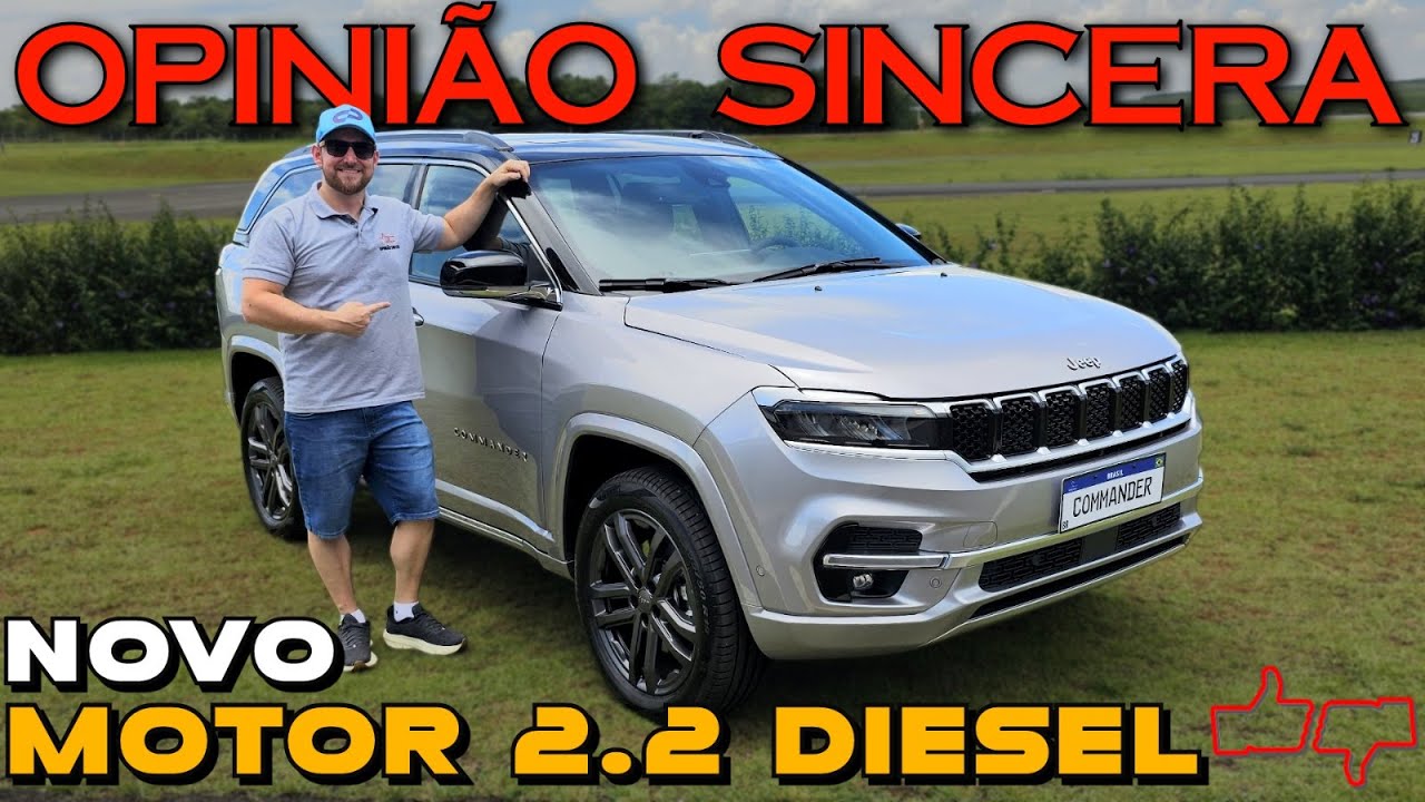 Jeep Commander 2025 com NOVO MOTOR 2.2 diesel: Ficou BOM? VALE a PENA? Preço, PROBLEMAS, consumo
