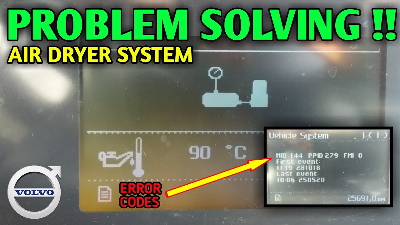 Volvo Truck Air Dryer Problems - Reset Parameter using Volvo Tech Tool