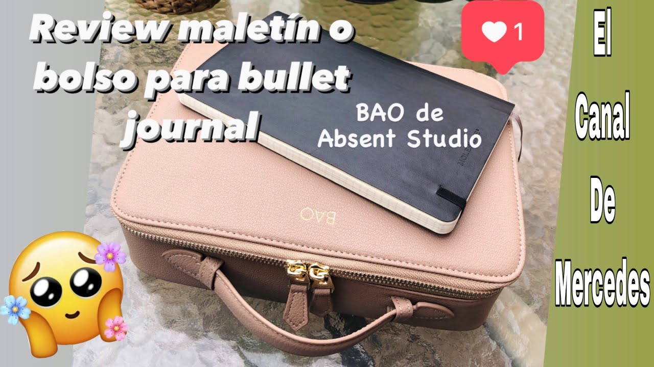 Unboxing maletín bolso para bullet journal BAO de Absent Studio