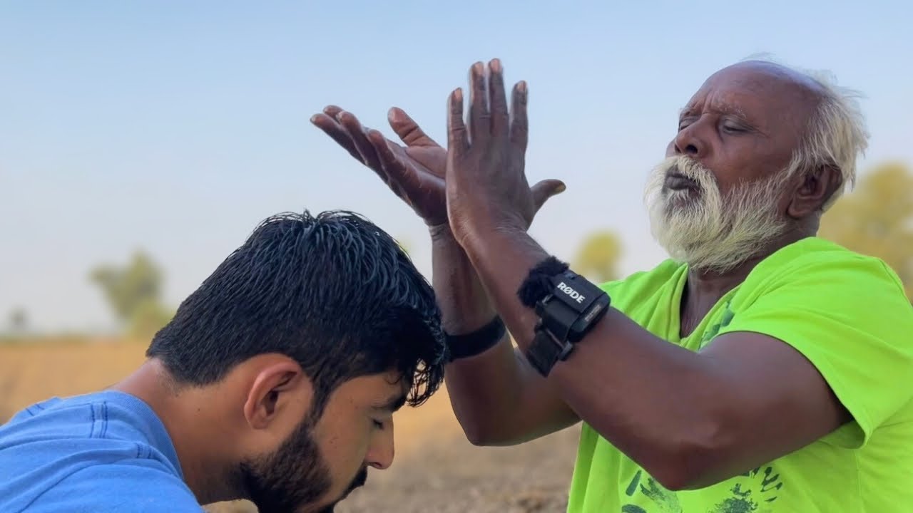 BABA KALLU CRAZY COSMIC HEAD & BACK MASSAGE | ASMR INSTANT SLEEP | RELAXING MASSAGE |