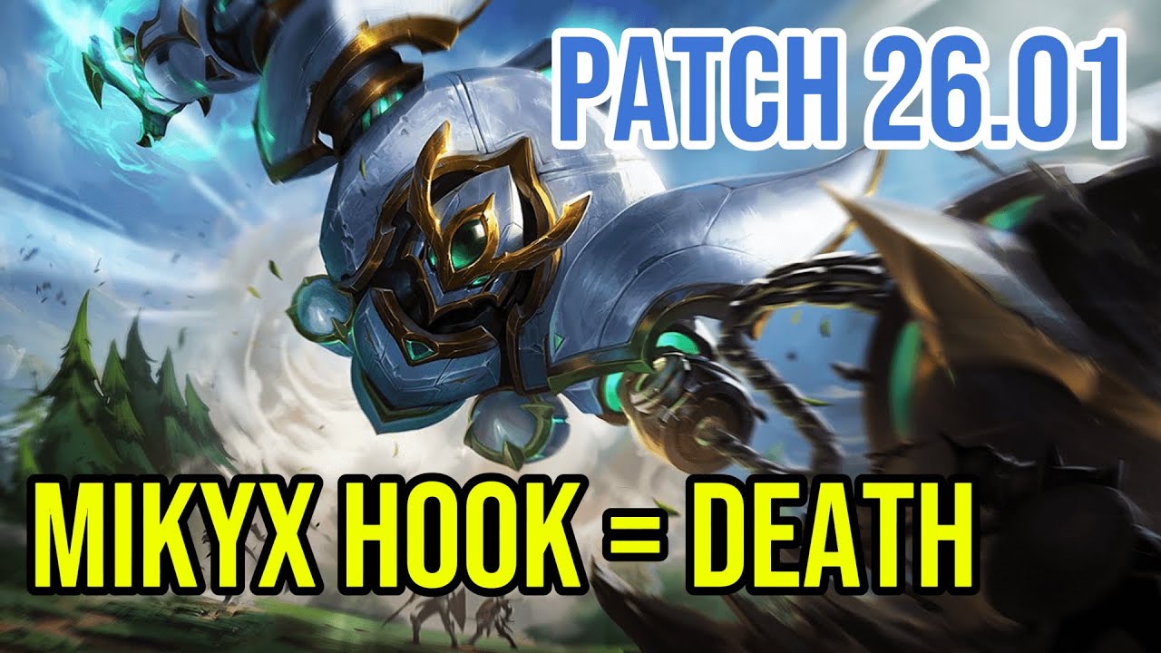 1,452 LP Blitzcrank Support Full Gameplay | Challenger | Mikyx (SK Gaming) | Patch 26.01