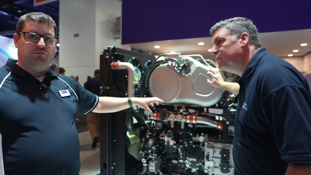 Водородная энергия с гибридным подходом от компании Perkins Engines на выставке Conexpo.