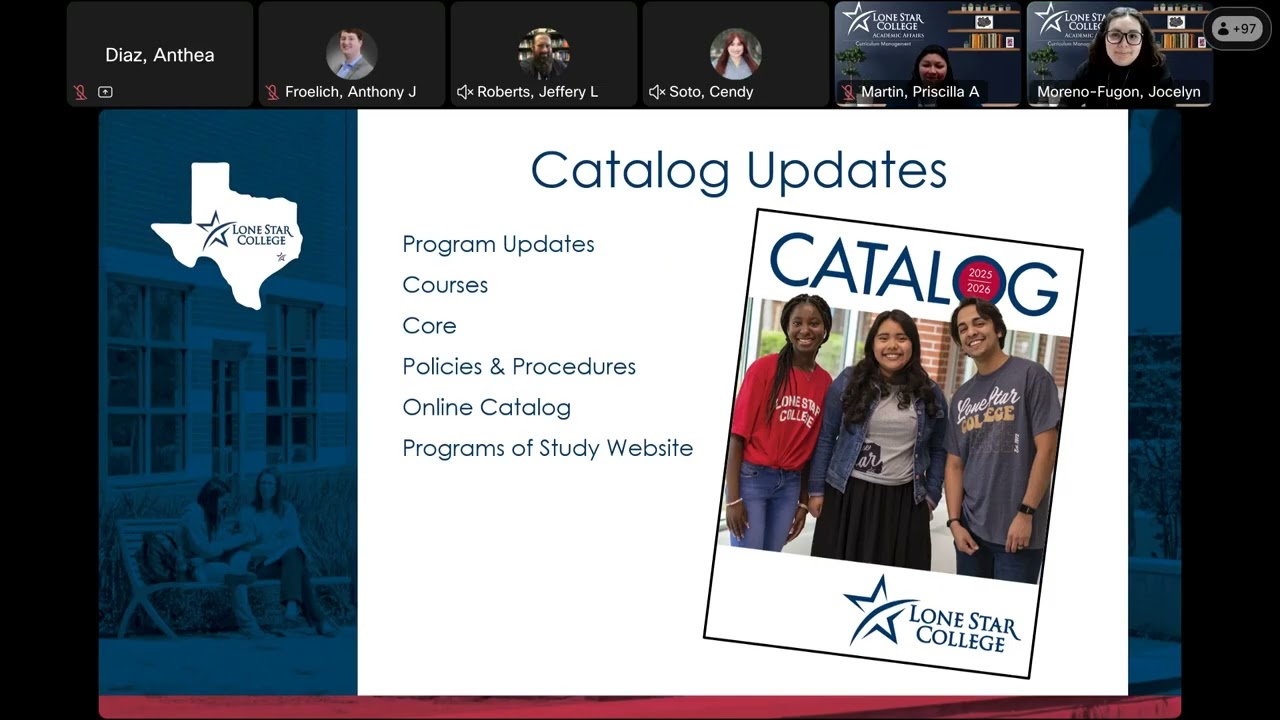 LSC 2025 2026 Catalog - Updates Presentation 2025-03-21