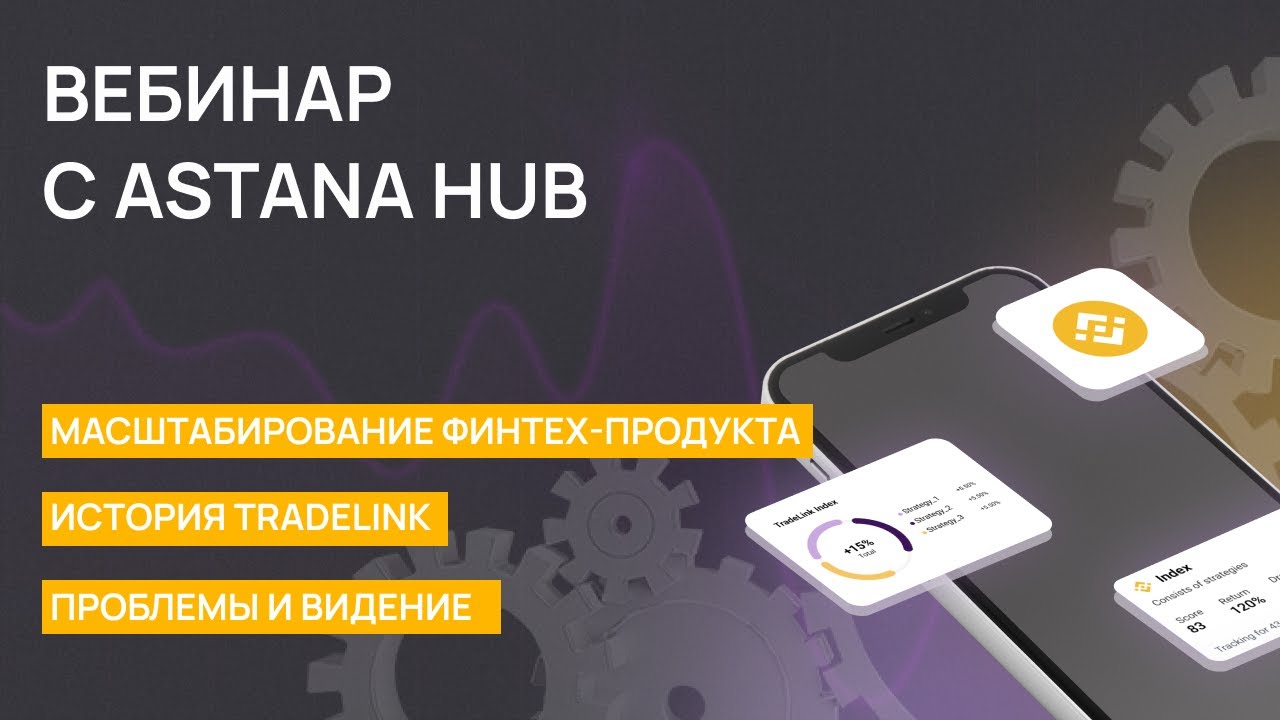 Вебинар: Масштабирование финтех-продукта. История TradeLink. Проблемы и видение.