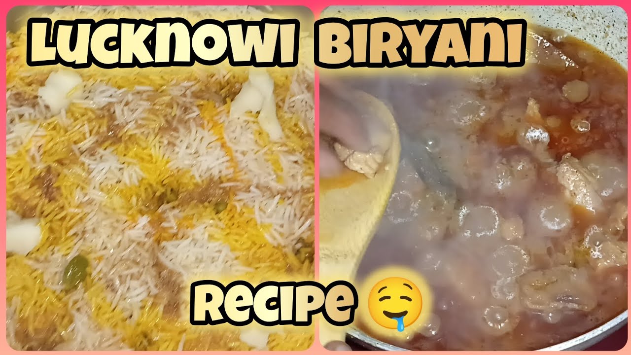 Lucknowi Style Biryani Recipe 🤤| Gas⛽ cylinder khtm hova achanak😱😰|