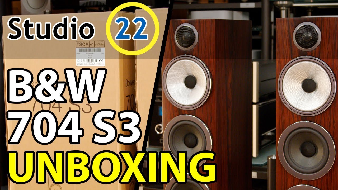 B&W 704 S3 Unboxing