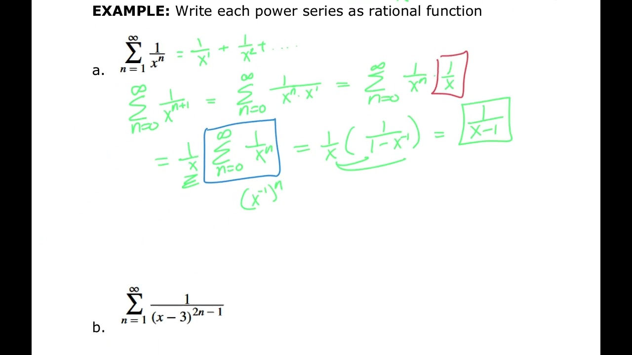 MATH&153 Section 6.2 - Properties of Power Series