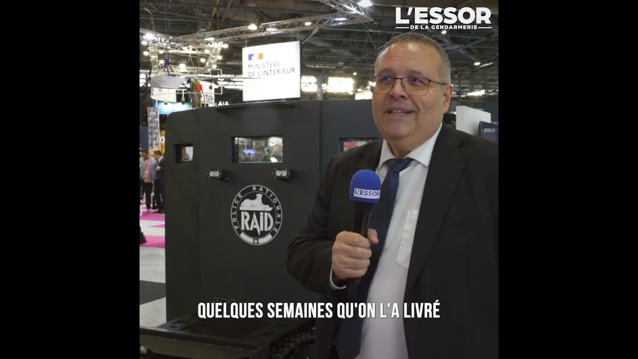 [MILIPOL 2025] Alain Bongibault présente le nouveau bouclier balistique Taurus créé pour le RAID