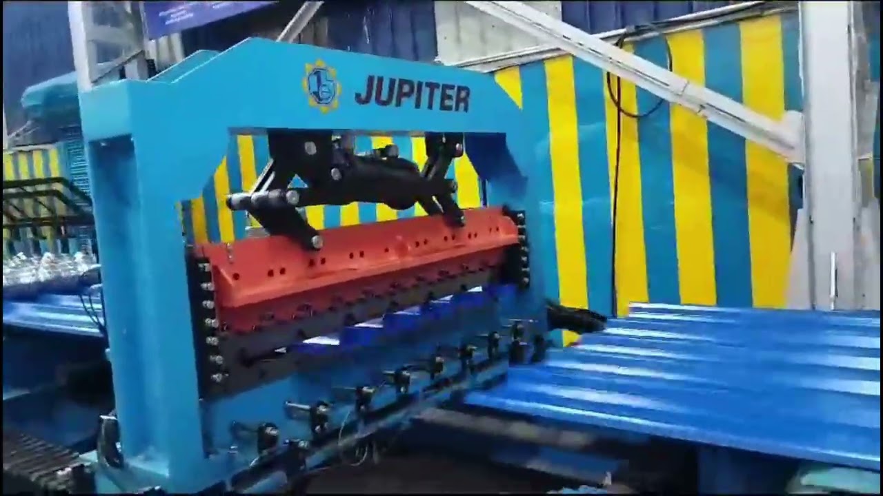 💨Precision That Performs. Meet the Jupiter Bramhos High Speed Roofing Roll Forming Machine! ⚡