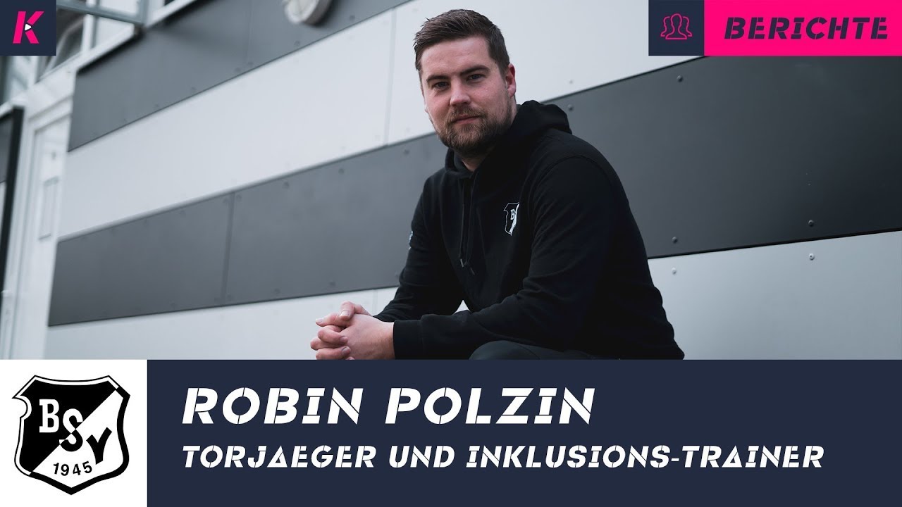 Mit seiner Freundin an der Seite: Robin Polzin trainiert Inklusionsteam des Bramfelder SV