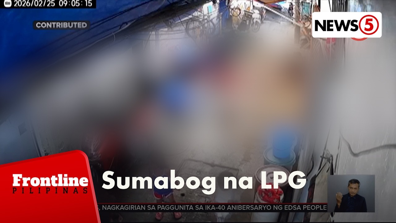 6 sugatan sa pagsabog ng tangke ng LPG sa Navotas | Frontline Pilipinas