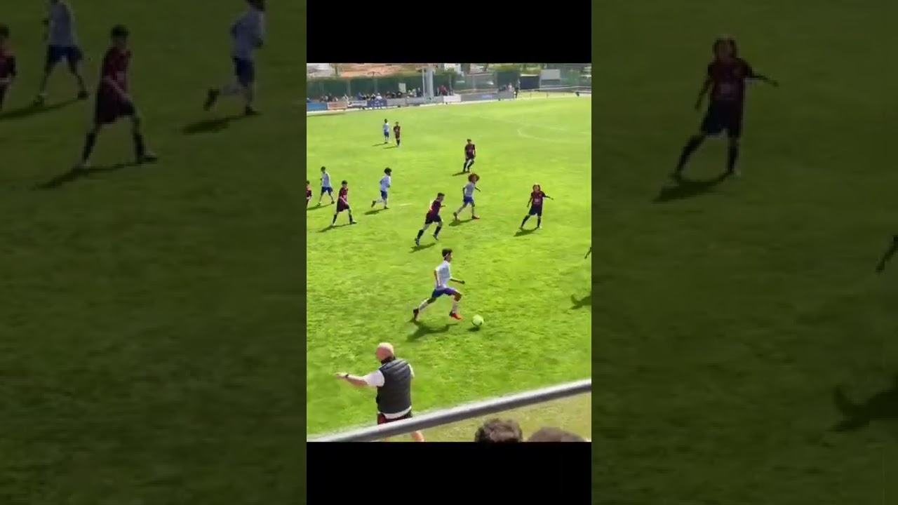 Cristiano Ronaldo Jr dribbling skills 😈