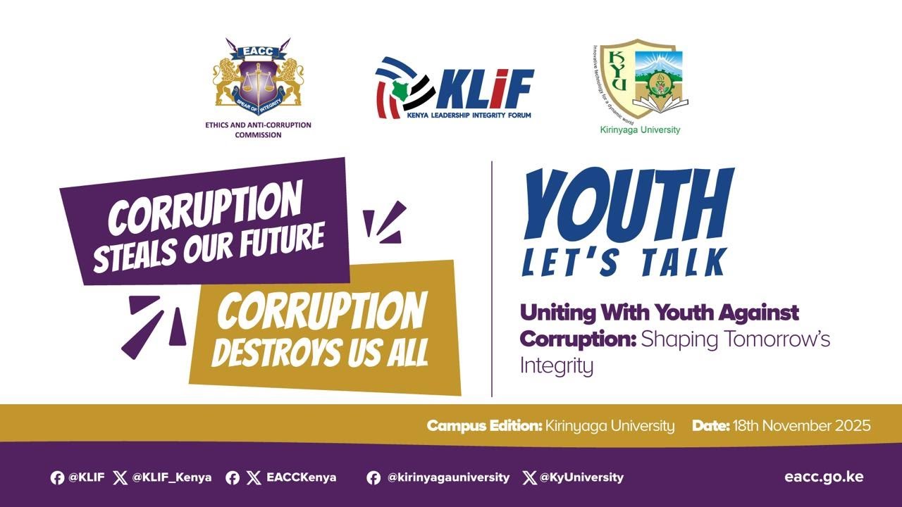 CAMPUS EDITION- UNITING WITH YOUTH AGAINTS CORRUPTION-KIRINYAGA UNIVERSITY KENYA