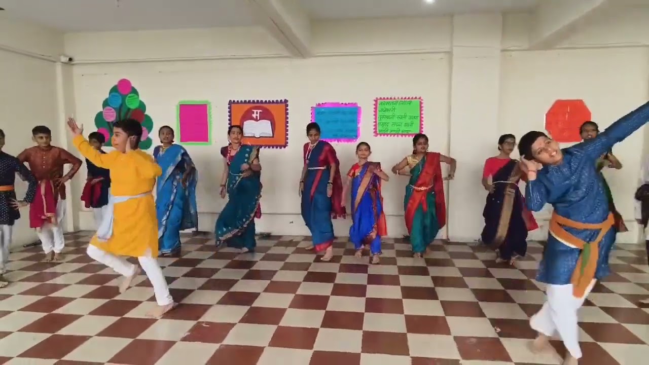 marathi diwas dance | marathi diwas | school dance | bij jase ankurate  @trinityschool