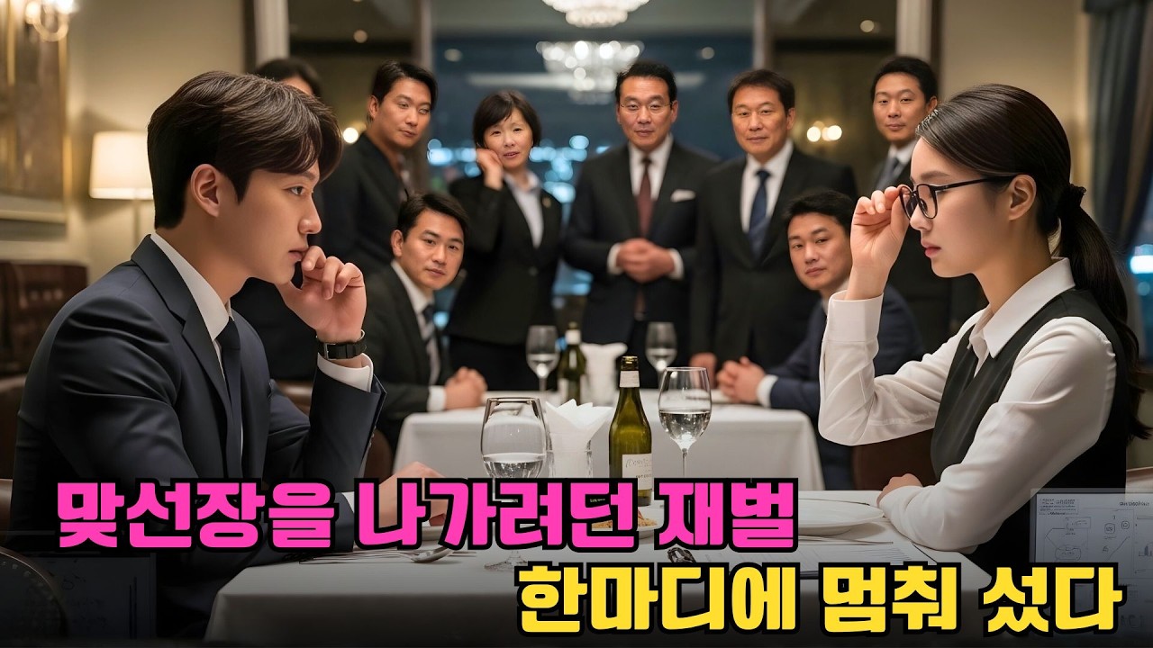 지루한 맞선에 떠나려던 재벌 2세—너드 그녀의 반격에 전부 충격!
