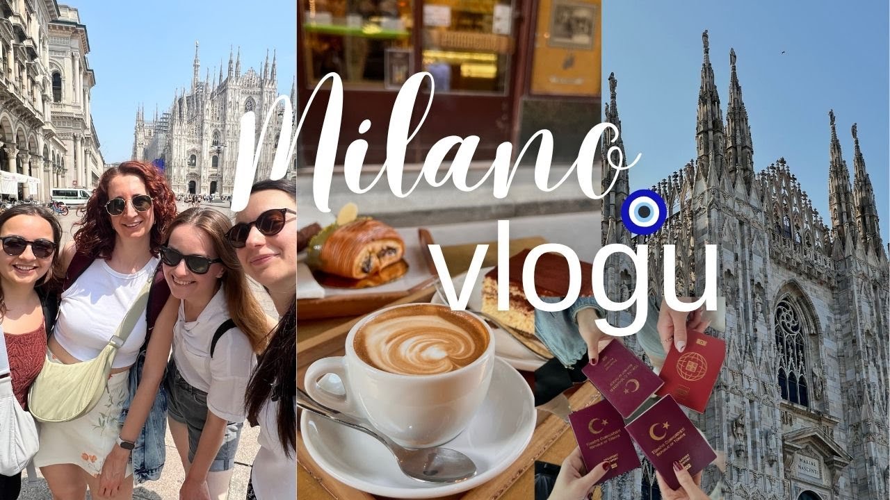 Milano Vlogu | Yediğim En İyi Tiramisu, Hostel Faciası, Kız Kıza Tatil 🛍️🎀✨