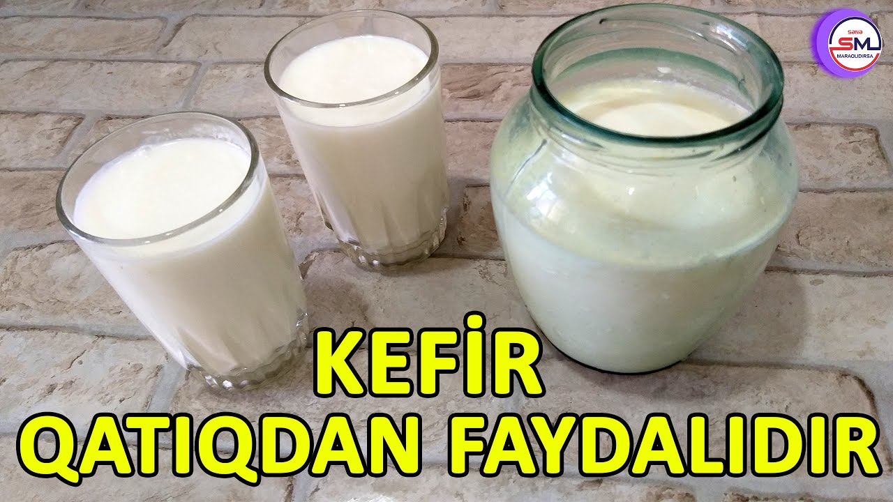 Evdə təbii kefirin hazırlanması və faydası
