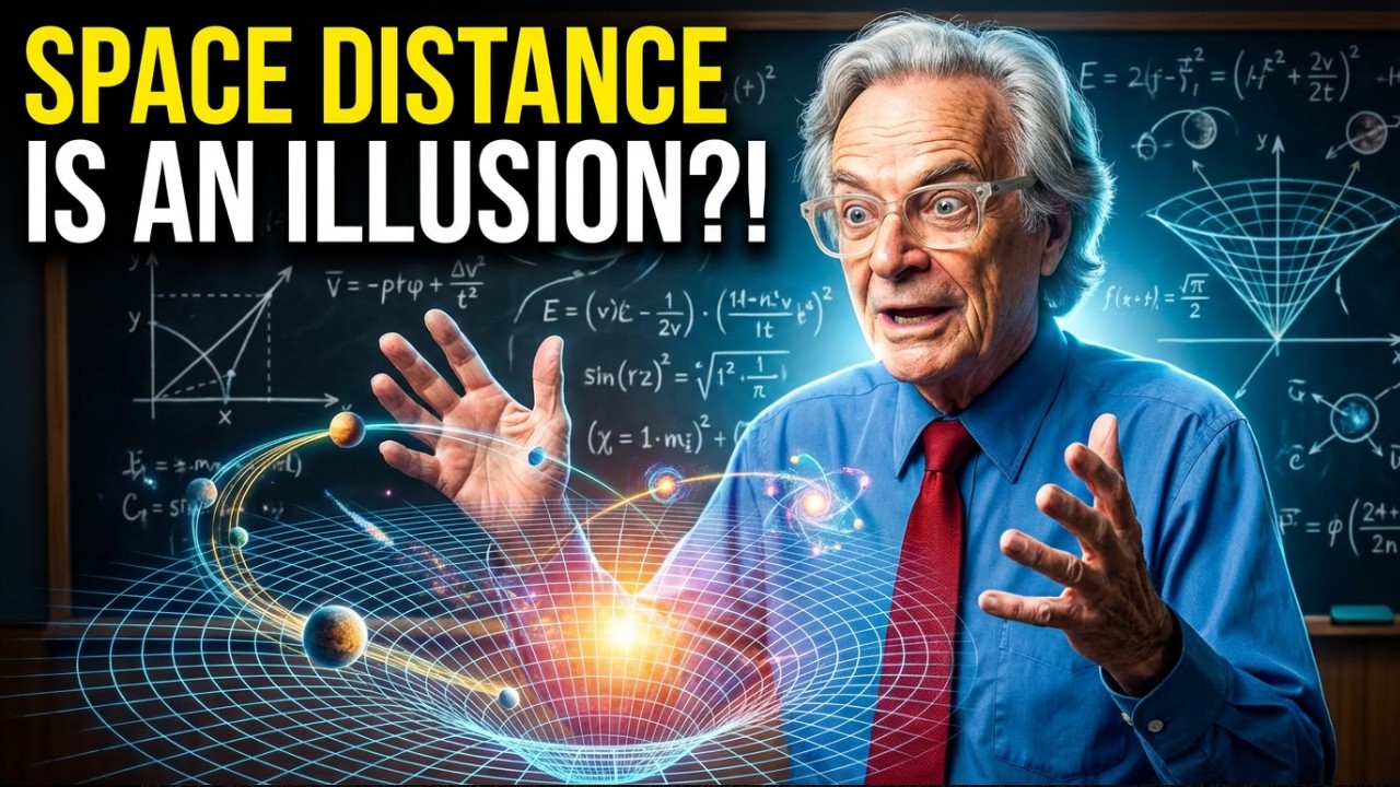 DISTANCE IN SPACE IS ILLUSION | Richard Feynman explains why?
