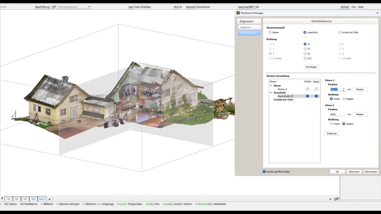 cadwork 3d V30 Pointcloud