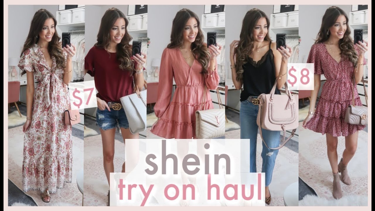 huge shein try on haul 2019 | TRANSITIONAL FALL OUTFIT IDEAS | affordable clothing haul