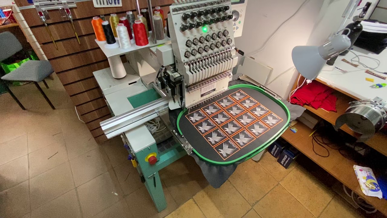 Изготовление шевронов, патчей, нашивок с липучкой велкро(Velcro) на обороте.  На вышивальной машине