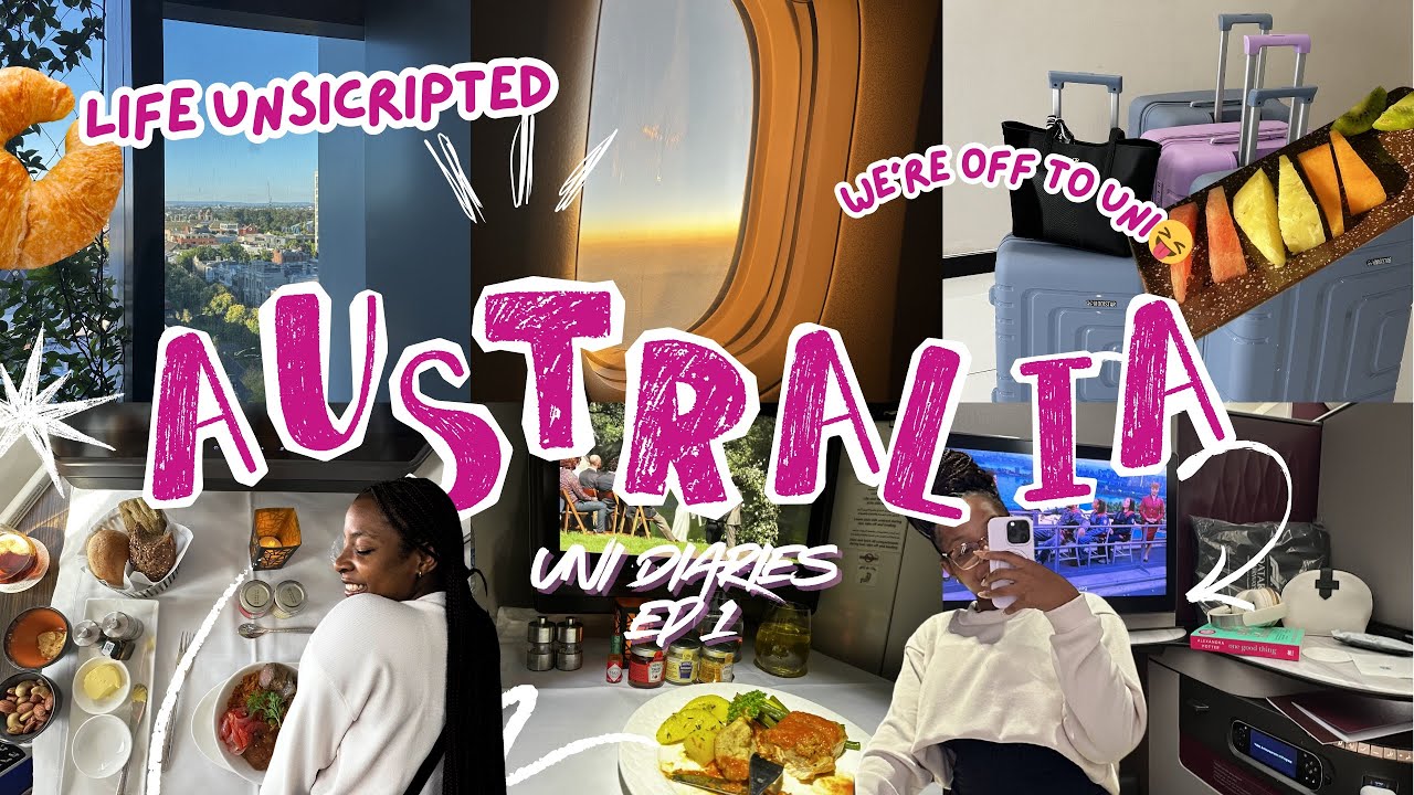 Life Unscripted: EP 1! Travel Prep + Traveling for uni📚 | Business Class for the first Time!?😝
