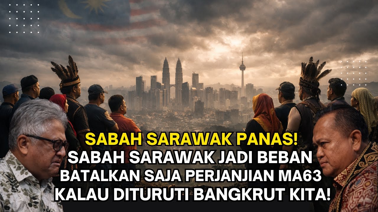 Sabah Sarawak Panas! Sabah Sarawak Jadi Beban, Batalkan Perjanjian MA63, Merdekakan Saja Mereka!