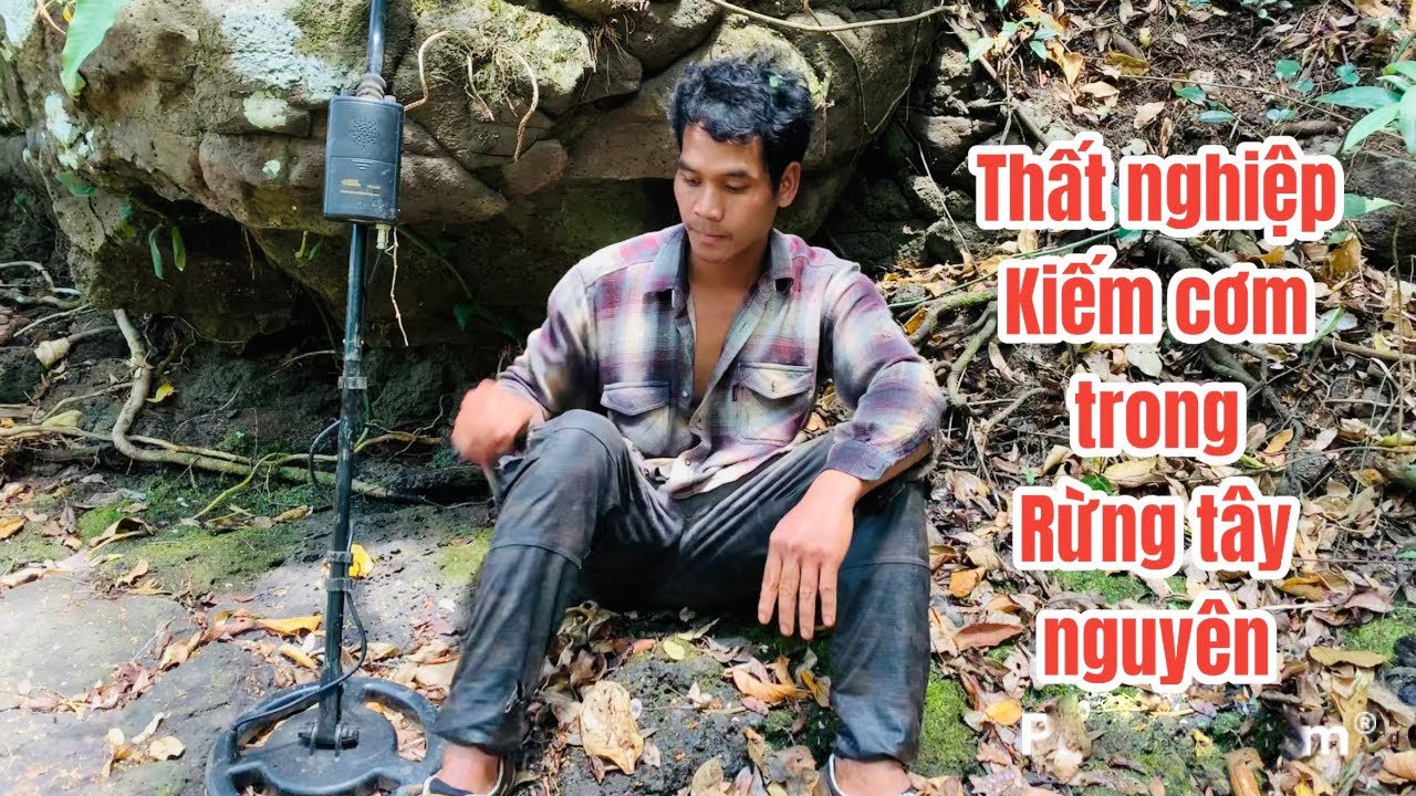 THẤT NGHIỆP Mưu Sinh trong rừng Tây Nguyên Bằng Máy Dò Vàng Kim Loại và cái kết [ ymuelvlog ]