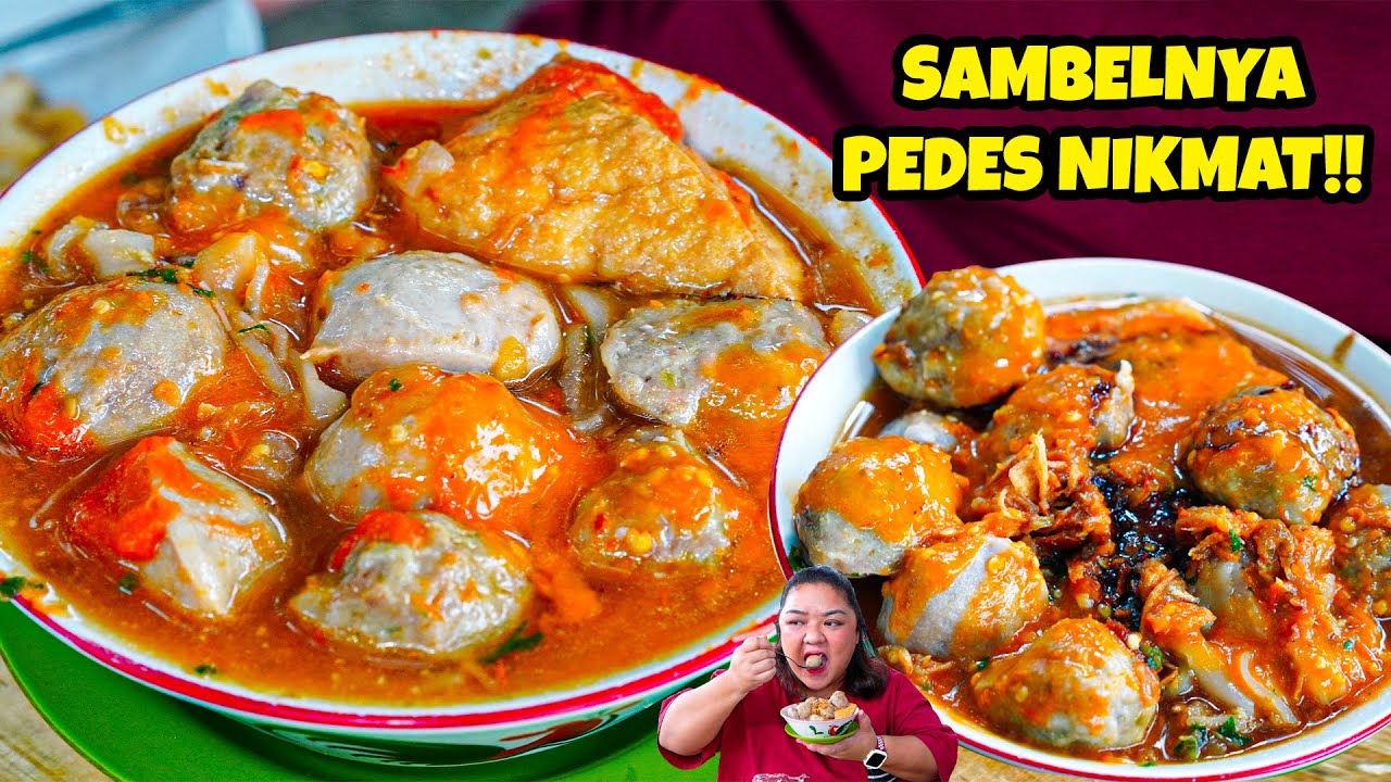 PEDAS NIKMAT!! BAKSO KAKI LIMA RASA BINTANG 5 YANG JUALAN DI PINGGIR JALAN!