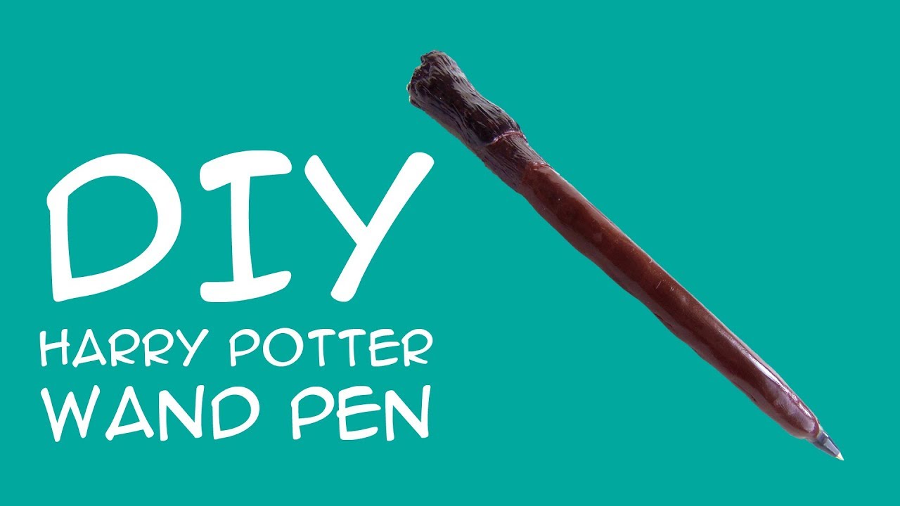 DIY Harry Potter Wand Pen (for Harry Potter Fans) CraftyMcFangirl.com Tutorial