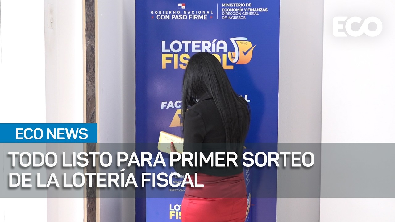 Todo listo para primer sorteo de la Lotería Fiscal | #EcoNews
