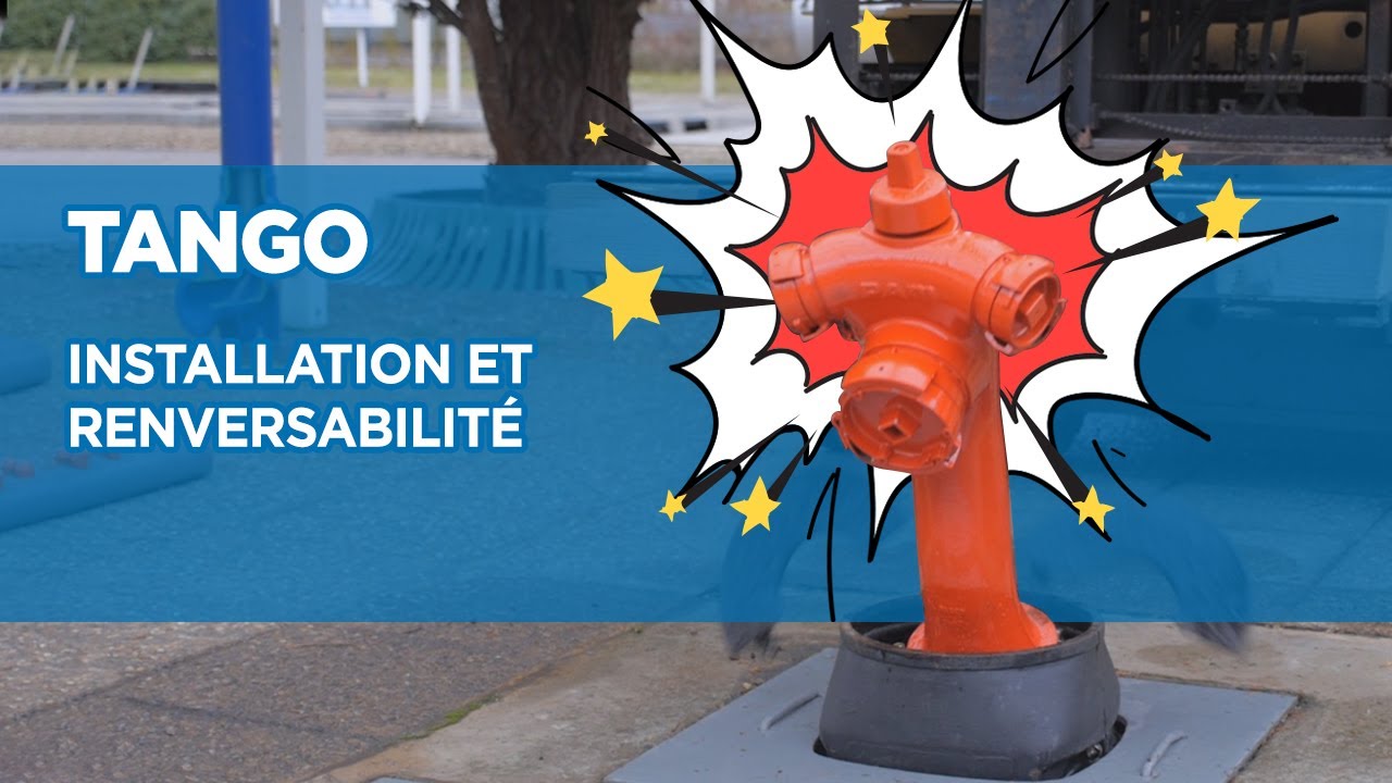 Démonstration poteau incendie renversable TANGO | Saint-Gobain PAM