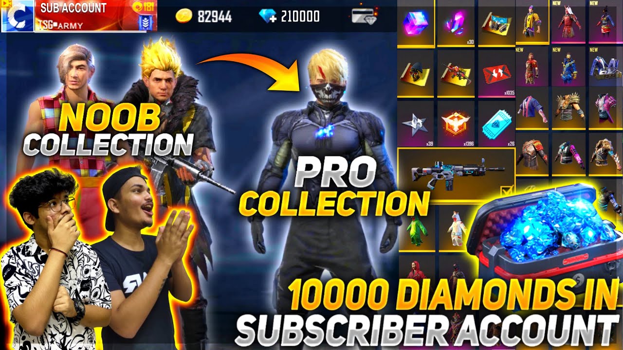We Gifted Our Subscriber 10000 Diamonds || And Bought All Rare Bundles and Items In His Account