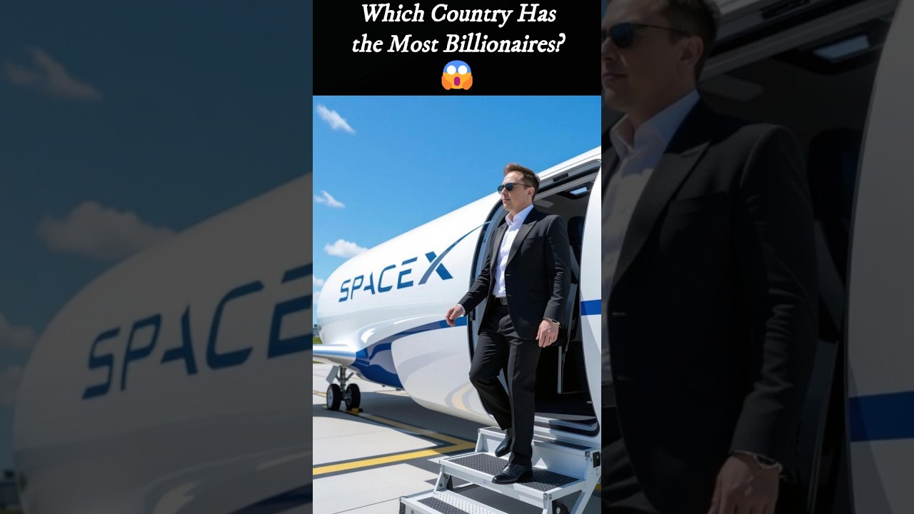 Top 5 Countries with the Most Billionaires 💰🌍😱 #facts #billionaire