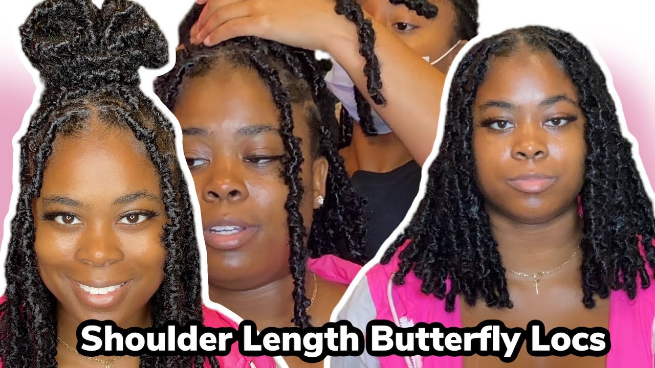Very Detailed How To Shoulder Length Butterfly Locs ✨ | Symoneprotectivestyles