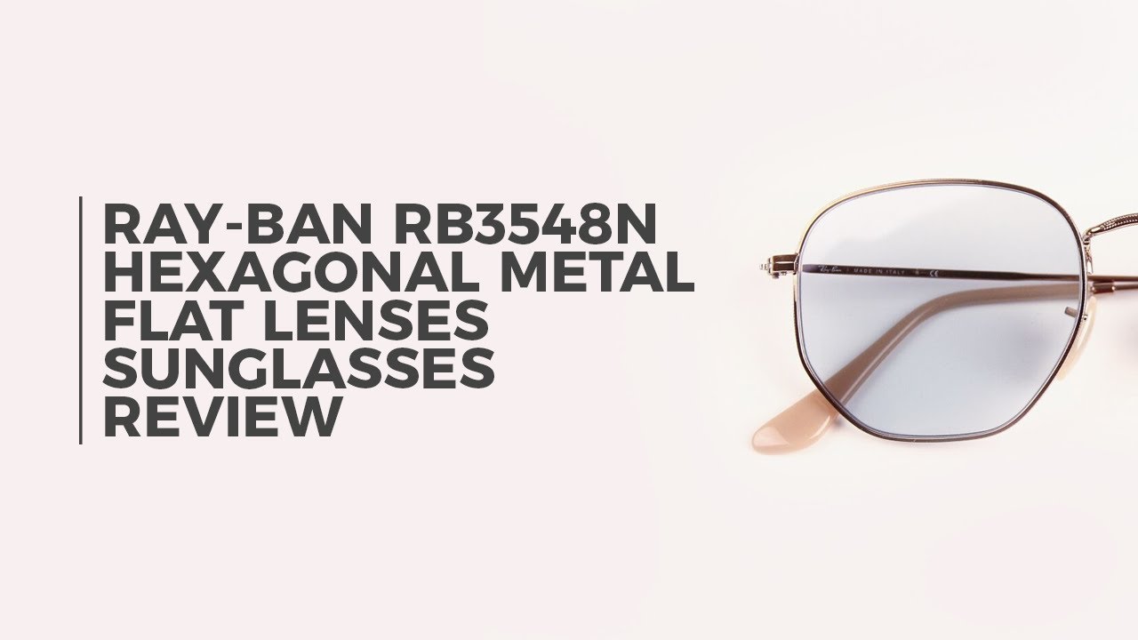 Ray-Ban RB3548N Hexagonal Metal Flat Lenses Sunglasses Review | SmartBuyGlasses