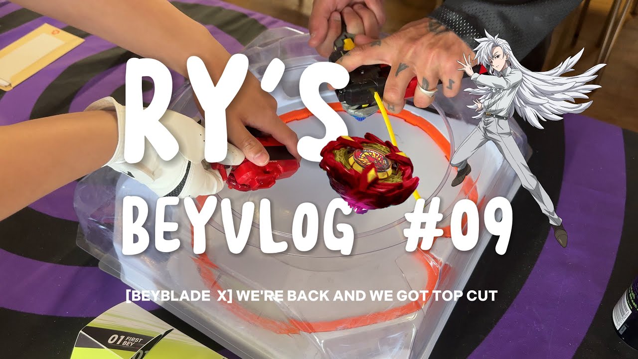 [BEYBLADE X] - We got TOP CUT on our first Beyblade tournament back!  [BEYVLOG #09]