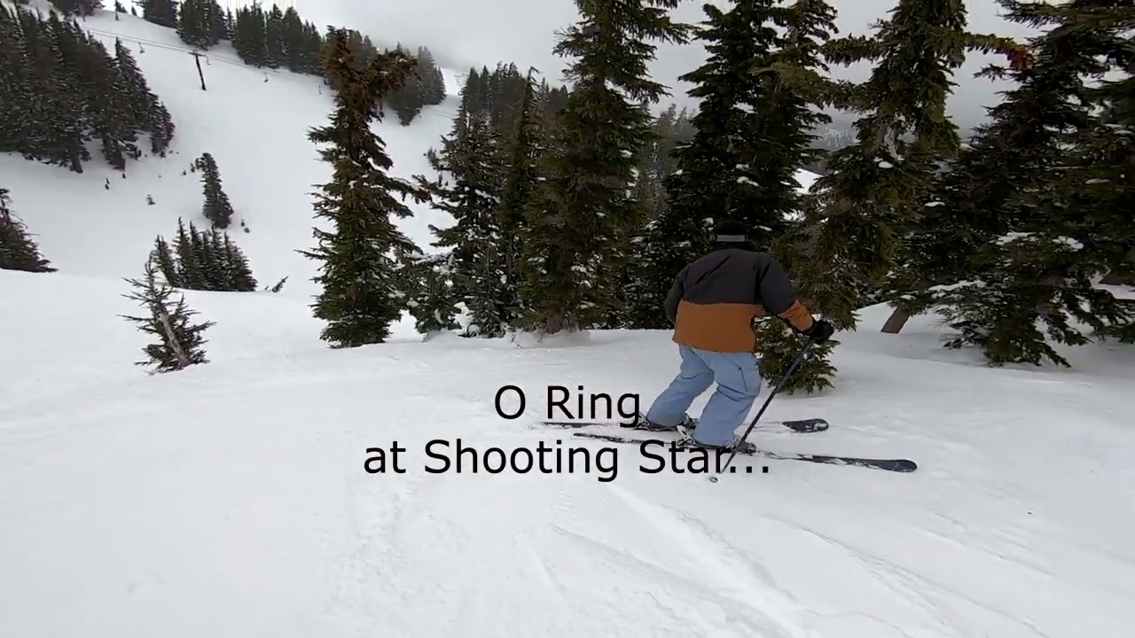 Black Diamond runs at Mt .Hood Meadows- Elevator Shaft to O Ring with Jeff and I
