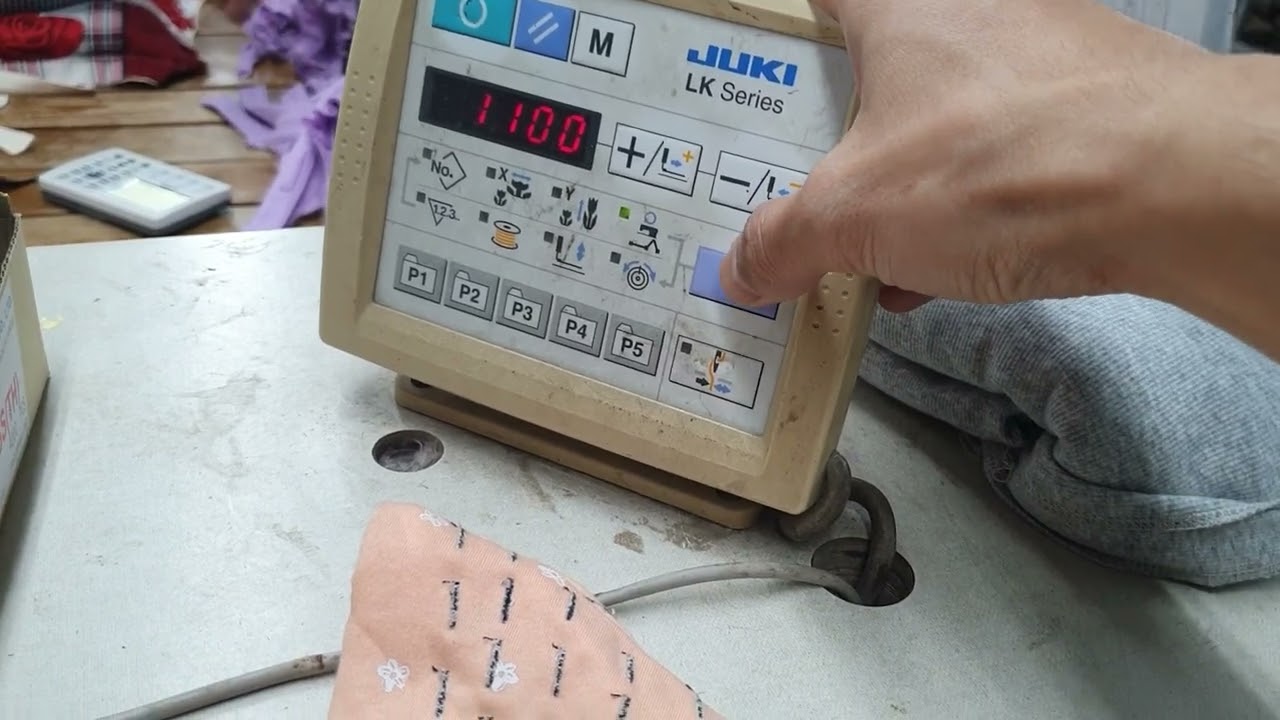 mở khóa tốc độ máy đính cúc juki1903ass trong chương trình p.mở khóa tốc độ máy juki