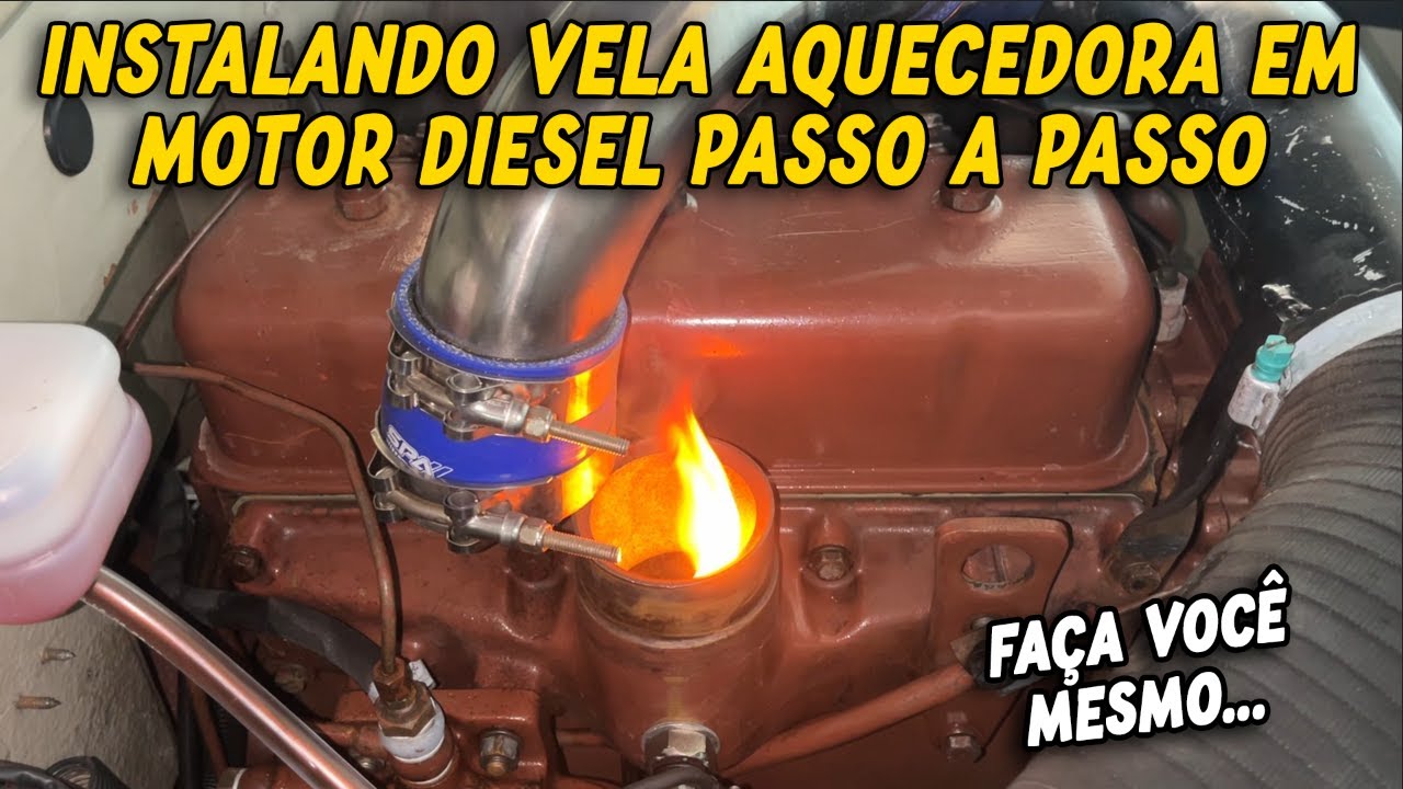 COMO INSTALAR VELA AQUECEDORA EM MOTOR DIESEL