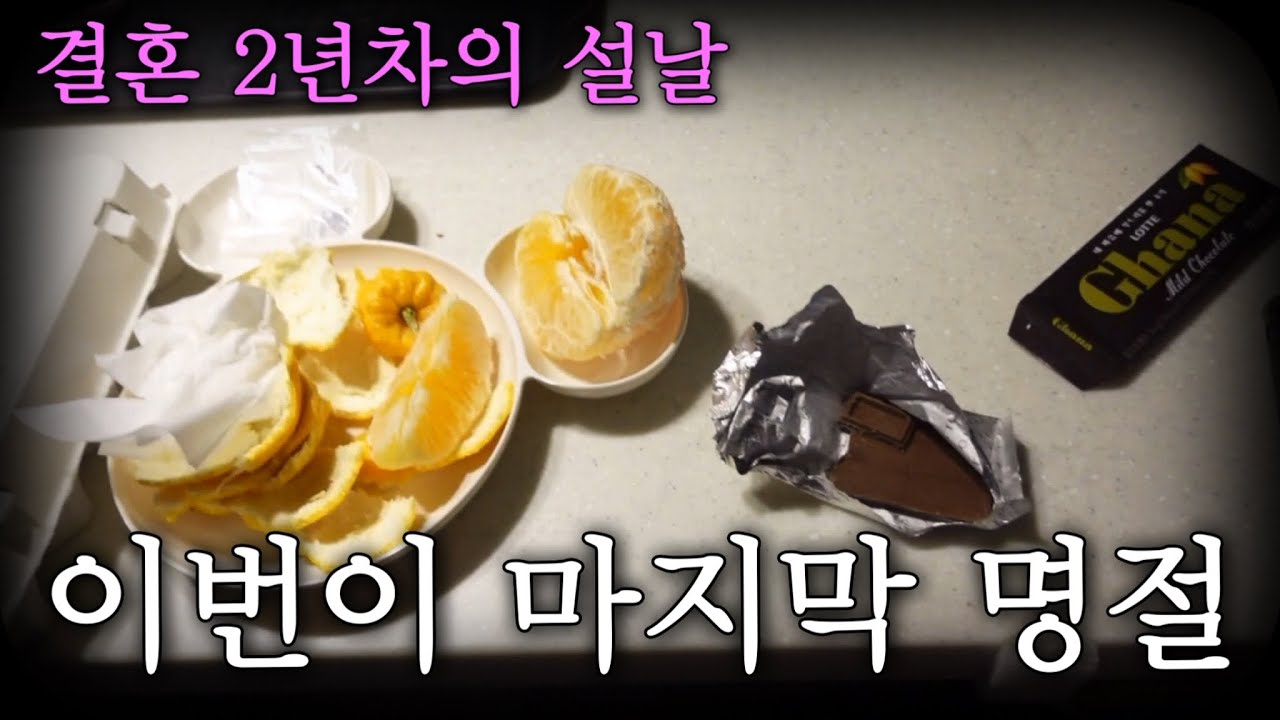 결혼2년차의 설날 | 더는 같이 못 보내겠다 | 마지막 명절 기록 | 신혼이혼VLOG