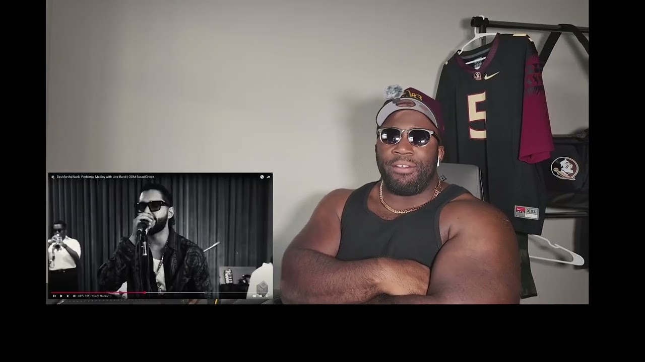 Bashfortheworld is on repeat on my Spotify/ Let me put yall on #mvp #bashfortheworld #reaction