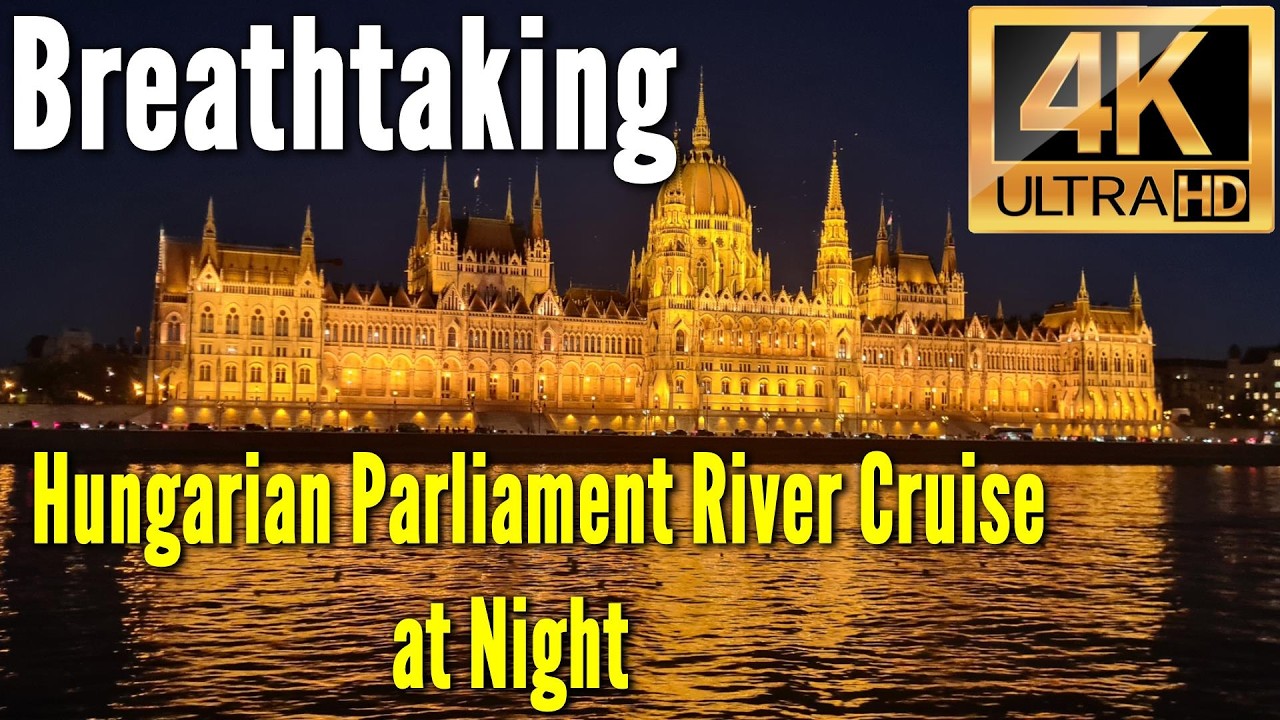 Stunning Hungarin Parlliament River Cruise at Night.