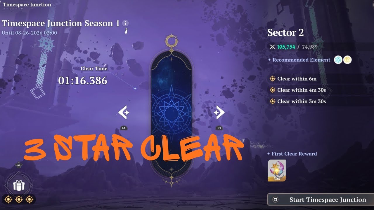 Timespace Junction Sector 2 Full Clear | Seven Deadly Sins: Origin 