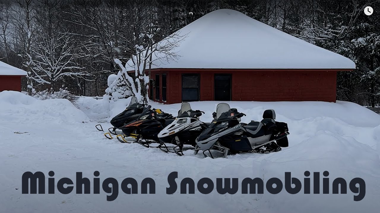 2022 Snowmobiling --Coyote Crossing, Cadillac, Michigan